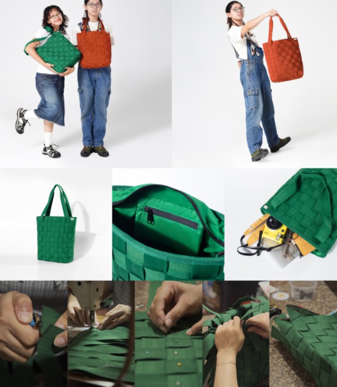 Túi tote đan thủ công